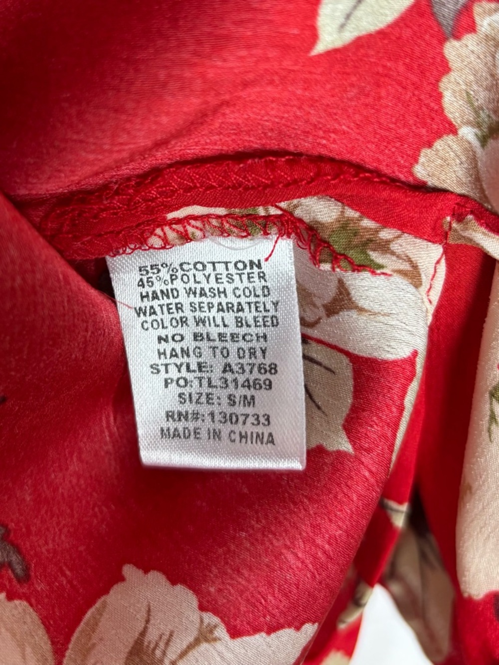 Umgee Kimono Size SlM Red Floral Open Front Boho - Picture 5 of 6